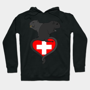 Gerbil Switzerland (dark) Hoodie